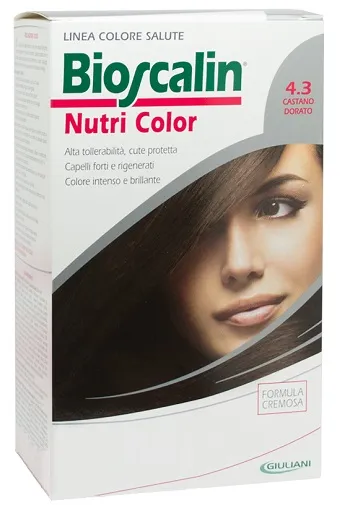 BIOSCALIN NUTRI COLOR 4,3 CASTANO DORATO SINCROB 124 ML