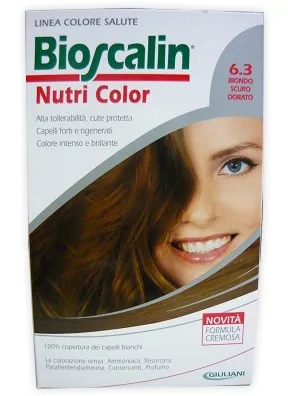 BIOSCALIN NUTRI COLOR 6,3 BIONDO SCURO DORATO SINCROB 124 ML