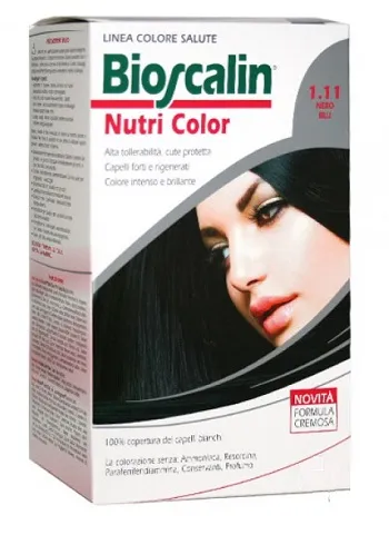 BIOSCALIN NUTRI COLOR 1,11 NERO BLU SINCROB 124 ML