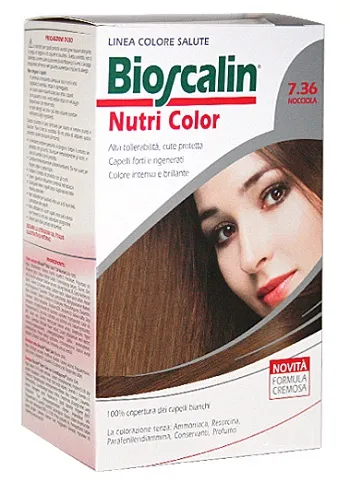 BIOSCALIN NUTRI COLOR 7,36 NOCCIOLA SINCROB 124 ML