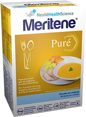 MERITENE PURE' MERLUZZO CON VERDURE 6 BUSTE X 75 G