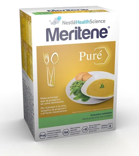 MERITENE PURE' GUSTO PROSCIUTTO CON VERDURE 6 BUSTE X 75 G