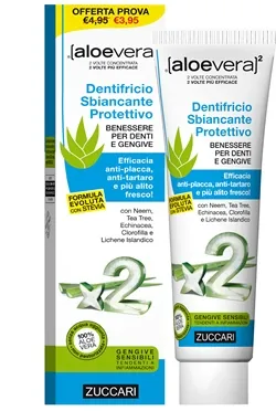 Zuccari Dentifricio Sbiancante Protettivo Con Aloe Tubo Da 100 Ml