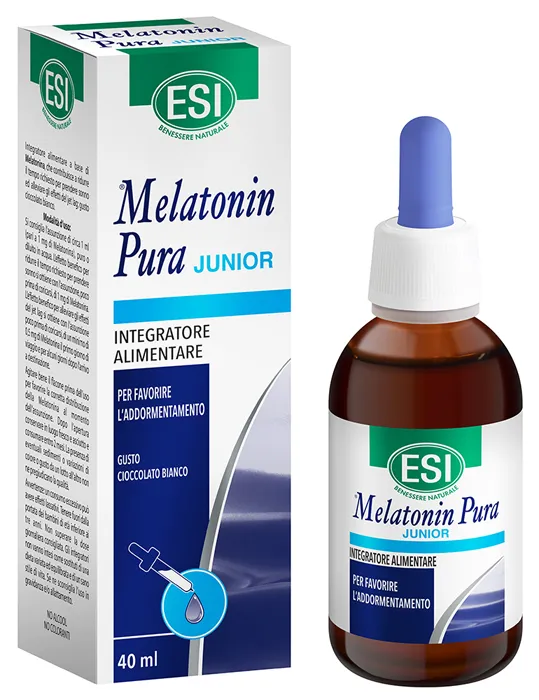 Esi Melatonin Pura Junior Gocce 40 Ml