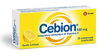 CEBION MASTICABILE LIMONE VITAMINA C 20 COMPRESSE