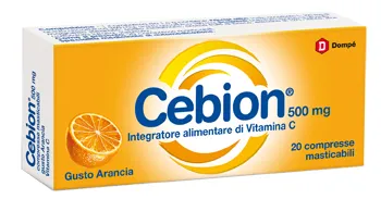 Cebion Masticabile Arancia Vitamina C 500 Mg 20 Compresse