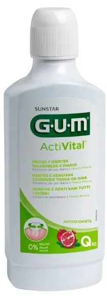 Gum Activital Collutori0 500 Ml + R Rinse 120 Ml