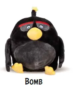 Angry Birds Bomb Peluche Riscaldabile