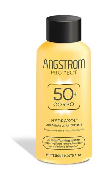 Angstrom Protect Latte Solare Idratante Corpo Protezione 50+ Molto Alta 200ml