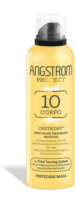 ANGSTROM PROTECT INSTADRY SPRAY TRASPARENTE SOLARE PROTEZIONE 10 150 ML