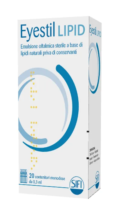 Eyestil Lipid Emulsione Oftalmica Sterile A Base Di Lipidi Naturali 20 Contenitori Monodose 0,3 Ml