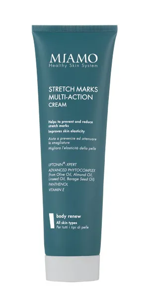 MIAMO BODY RENEW STRETCH MARKS MULTI-ACTION CREAM 150 ML AIUTA A PREVENIRE E TRATTARE LE SMAGLIATURE ELASTICIZZANTE