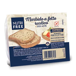 NUTRIFREE MORBIDO A FETTE RUSTICO 165 G