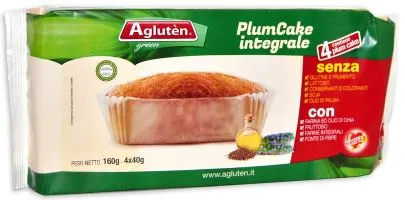 AGLUTEN PLUM CAKE INTEGRALE 160 G