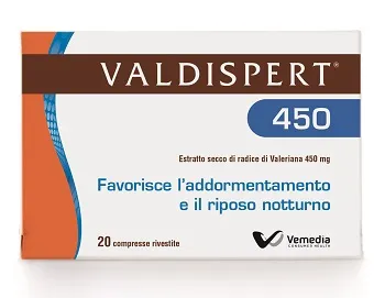 VALDISPERT 20 COMPRESSE 450 MG RIVESTITE