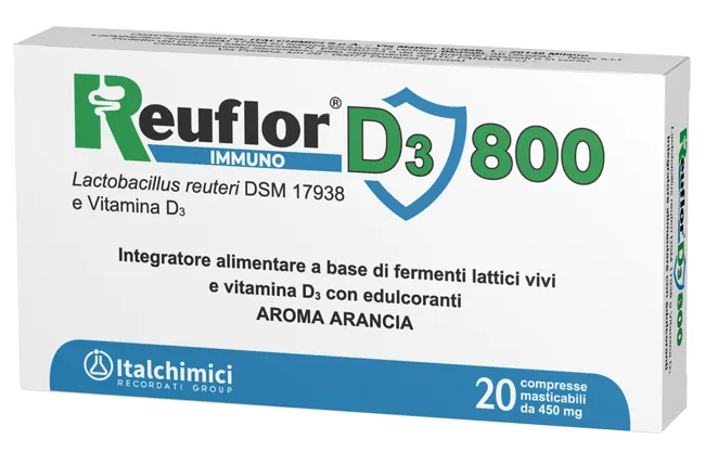 REUFLOR D3 800 20 COMPRESSE