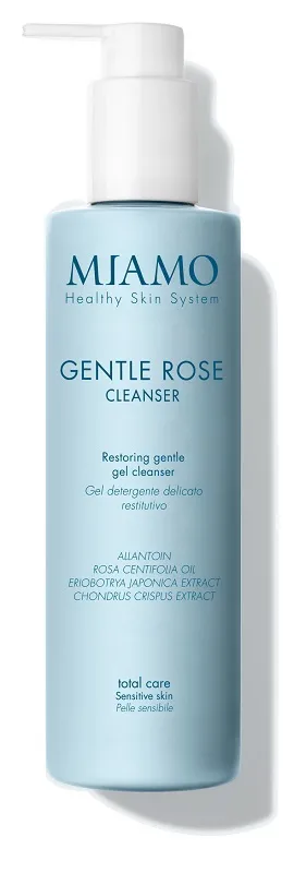 MIAMO TOTAL CARE GENTLE ROSE CLEANSER 250 ML GEL DETERGENTE DELICATO RESTITUTIVO