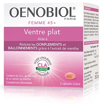 OENOBIOL VENTRE PLAT FEMME 45+ 60 CAPSULE