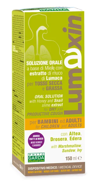 Lumaxin Dispositivo Medico Sciroppo Adulti/bambini 150 Ml