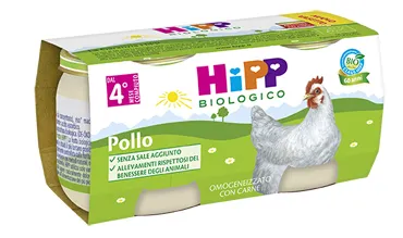 HIPP BIO OMOGENEIZZATO POLLO 80 G 2 PEZZI