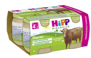 Hipp Bio Hipp Bio Omogeneizzato Manzo 4x80 G