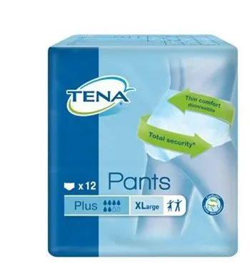 Pannolone Pull Up Tena Pants Plus Taglia Extra Large 12 Pezzi