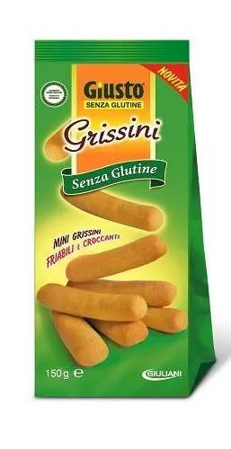 GIUSTO SENZA GLUTINE GRISSINI 150 G