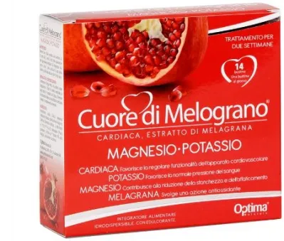 CUORE DI MELOGRANO MAGNESIO-POTASSIO 14 BUSTINE DA 3,7 G