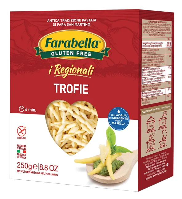 FARABELLA TROFIE I REGIONALI PASTA FRESCA STABILIZZATA 250 G