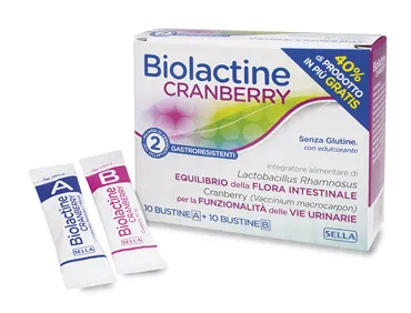 BIOLACTINE CRANBERRY 10 + 10 BUSTINE