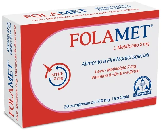 FOLAMET 30 COMPRESSE RIVESTITE 500 MG