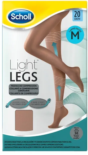 SCHOLL LIGHTLEGS 20 DENARI TAGLIA M COLORE NUDE 1 PAIO