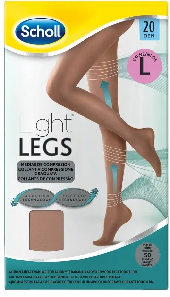 SCHOLL LIGHTLEGS 20 DENARI TAGLIA L COLORE NUDE 1 PAIO