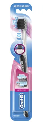 Oralb Spazzolino Extra Morbido Nero Ultrathin