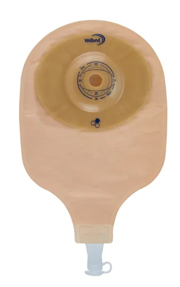 SACCA PER UROSTOMIA WELLAND AURUM PROFILE URO MIDI TRASPARENTE RITAGLIABILE 13-35 MM 10 PEZZI