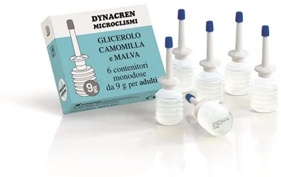 GLICEROLO CAMOMILLA E MALVA 6 MICROCLISMI DA 9 G PER ADULTI