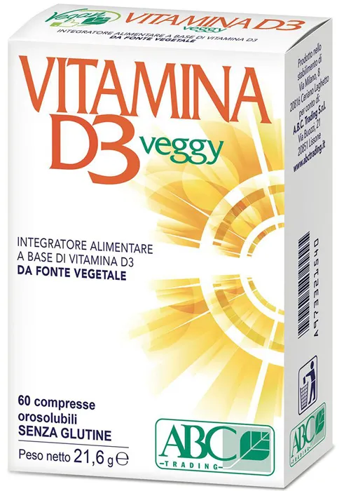 VITAMINA D3 VEGGY 60 COMPRESSE OROSOLUBILI