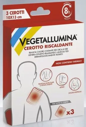 VEGETALLUMINA CEROTTO RISCALDANTE 3 PEZZI