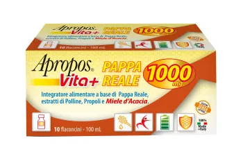 Apropos Vita+ Pappa Reale 1000 Mg 10 Flaconcini Da 10 Ml