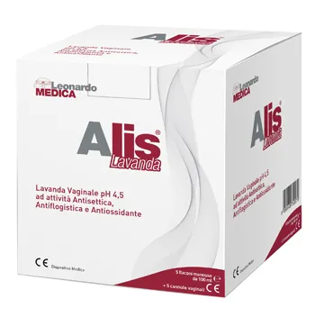 ALIS GININTIMO LAVANDA VAGINALE 5 FLACONI DA 100 ML + 5 CANNULE