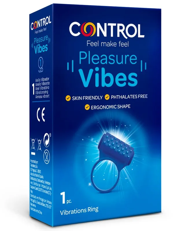 CONTROL PLEASURE VIBES ANELLO VIBRANTE