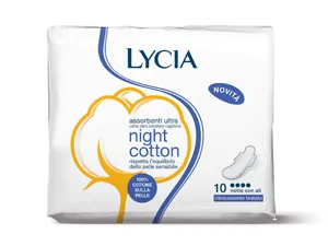 LYCIA COTONE ALI NOTTE 10 PEZZI