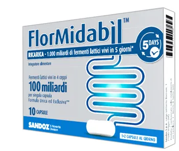 FLORMIDABIL RICARICA 10 CAPSULE