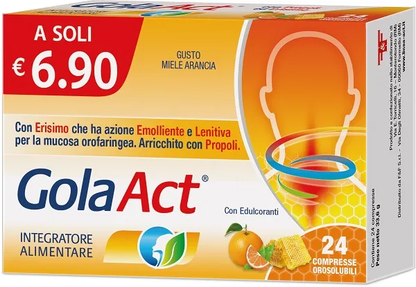 GOLA ACT MIELE ARANCIA 62,4 G