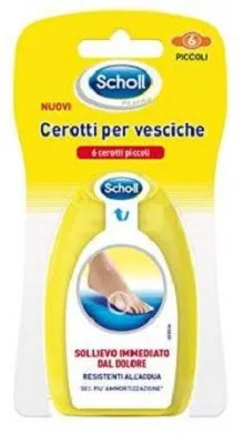 SCHOLL CEROTTI PER VESCICHE PICCOLI 6 PEZZI