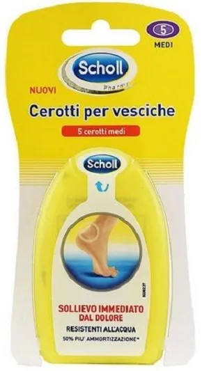 SCHOLL CEROTTI PER VESCICHE MEDIO 5 PEZZI