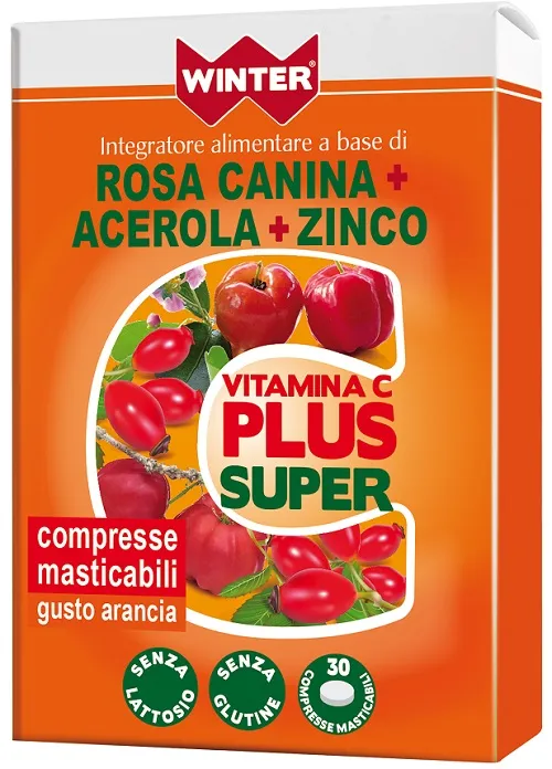 WINTER VITAMINA C PLUS SUPER + ZINCO 30 COMPRESSE MASTICABILI