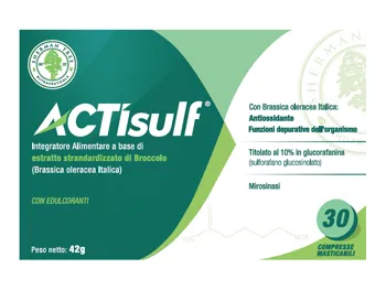 ACTISULF 600MG 30 COMPRESSE MASTICABILI