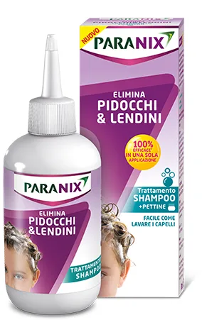 PARANIX TRATTAMENTO SHAMPOO 200 ML NUOVA FORMULAZIONE + PETTINE