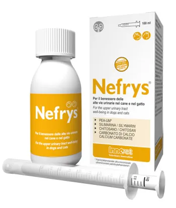 NEFRYS VEG 100 100 ML CON SIRINGA DOSATRICE ALIMENTO COMPLEMENTARE PER CANI E GATTI